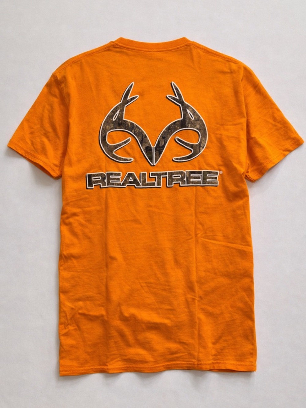 Realtree Blaze Orange Logo Tee Mens Medium NWOT Hunting Shirt - Picture 2 of 7